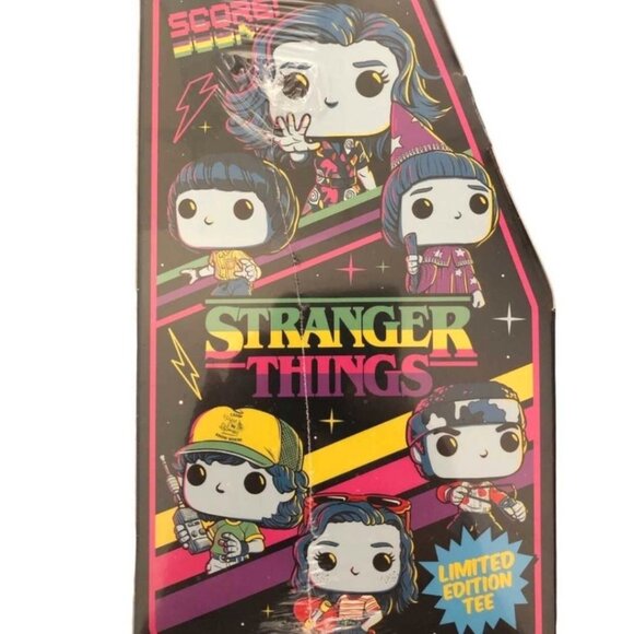 STRANGER THINGS Neon T shirt by Funko NEW - Picture 3 of 5
